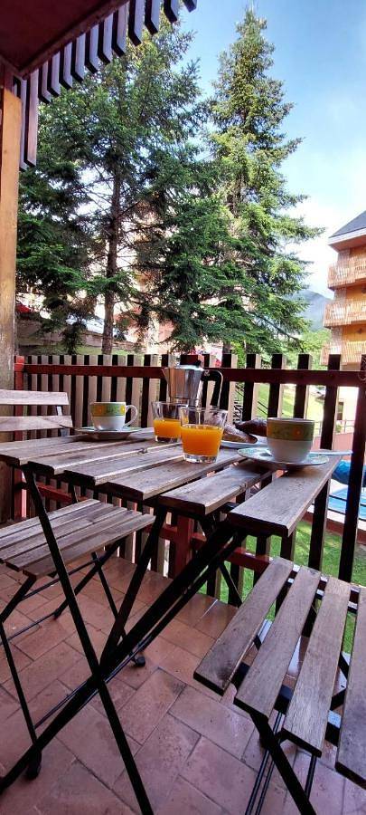 Apartamento para 4 personas, con piscina y jardín además de sauna y vistas en Viella