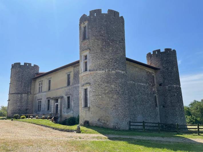 Location de vacances pour 14 personnes, avec vue et jardin, adapté aux familles à Saint-Martin-de-Hinx - 2