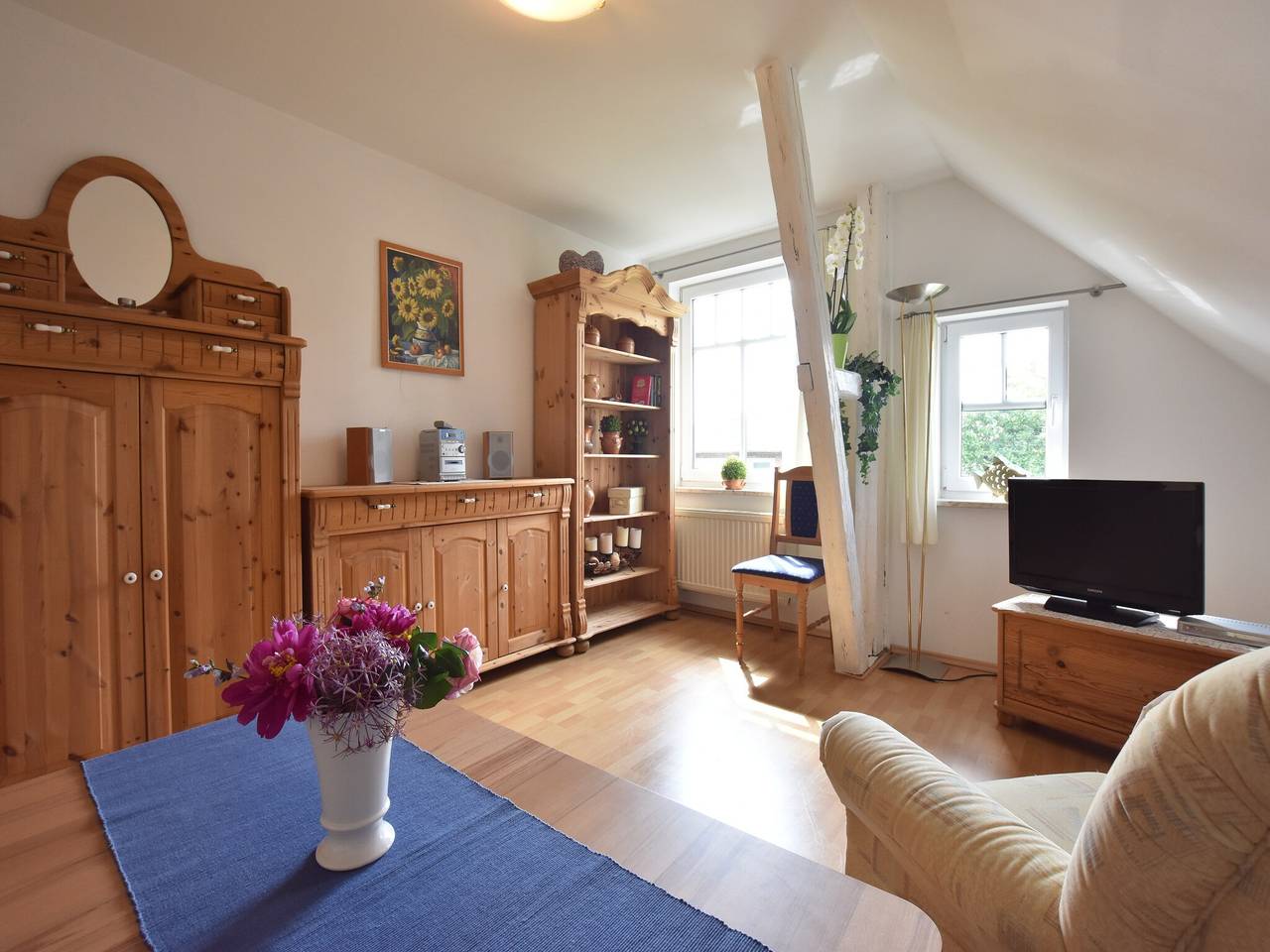 Ganze Wohnung, Romantische Ferienwohnung in Boldenshagen in Kröpelin, Rostock und Umgebung
