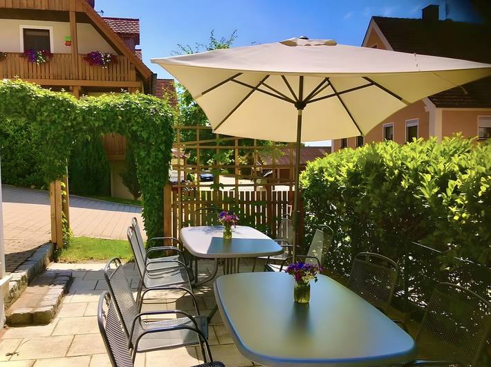 Ferienwohnung für 2 Personen, mit Garten am Brombachsee