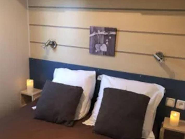 Mobil home pour 2 personnes, avec bassin pour enfant à Grayan-et-l'Hôpital - 4