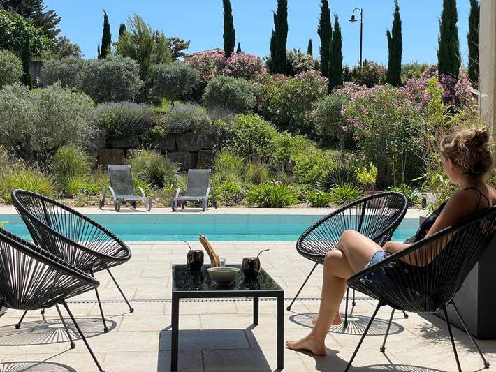 Location de vacances pour 8 personnes, avec jardin et piscine, adapté aux familles dans Lac de la Cavayère - 4