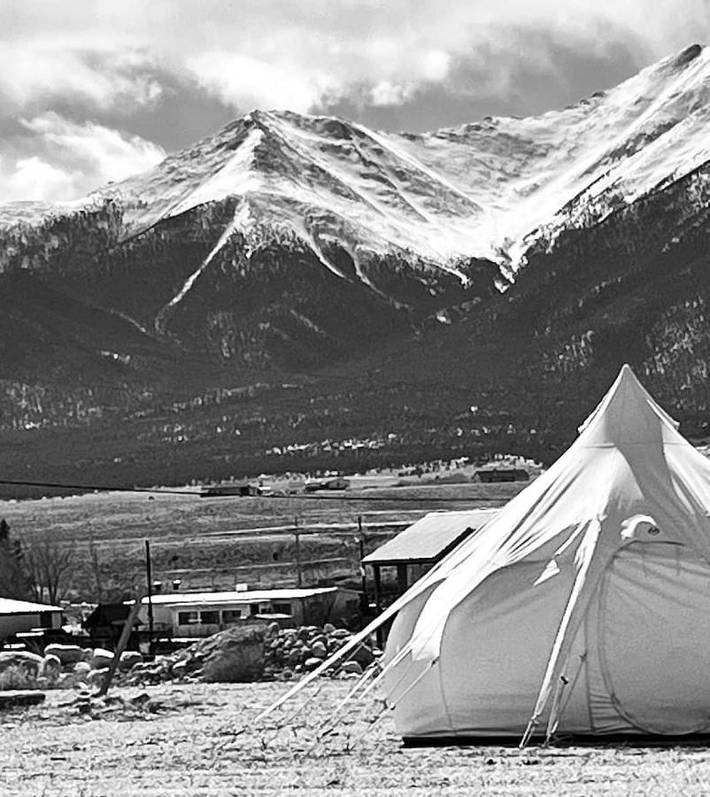 Camping para 4 personas, con jardín en Colorado