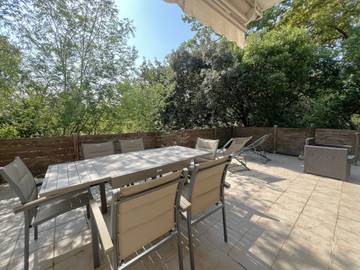Gîte pour 4 personnes, avec terrasse dans Plage des Abatilles
