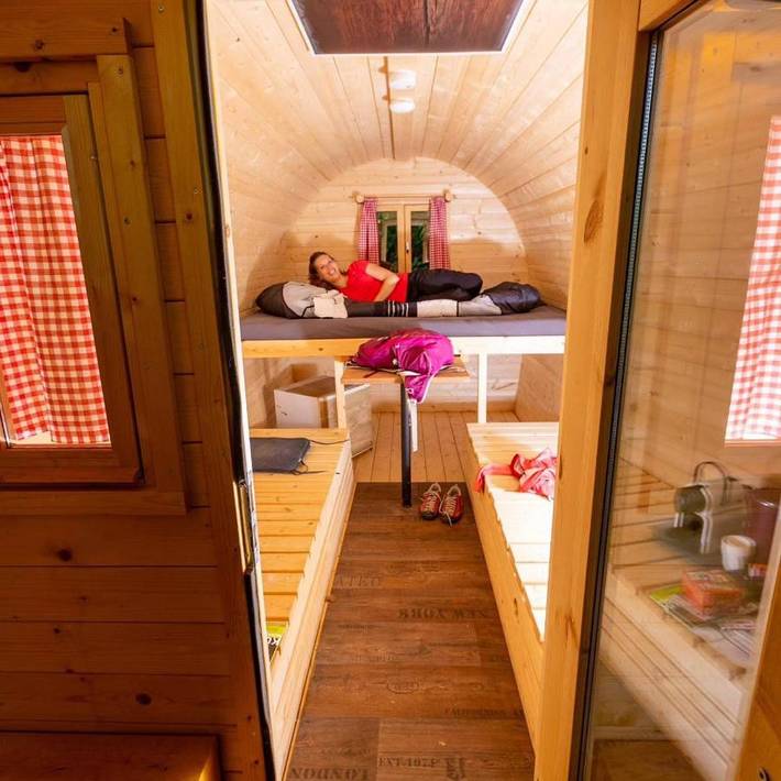 Camping für 3 Personen, mit Terrasse und Whirlpool sowie Garten und Pool in Franken - 3