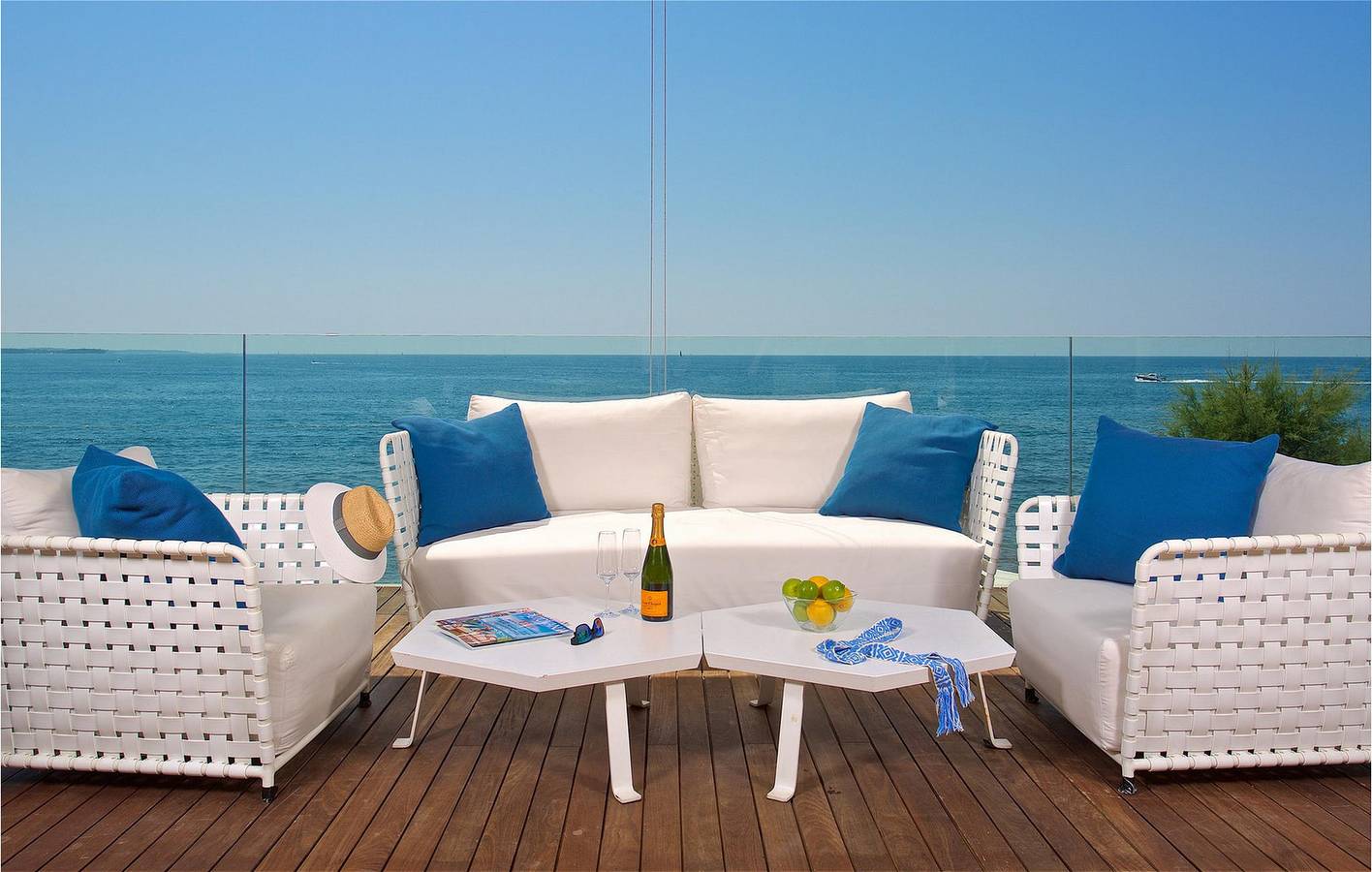 Urlaub am Meer: 1-Zimmer-Apartment mit Pool und hervorragender Ausstattung in Novigrad, Umag und Umgebung