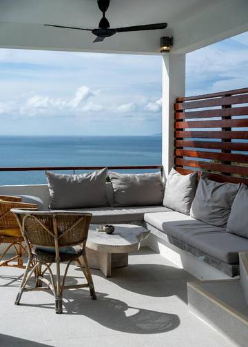 Villa pour 8 personnes, avec piscine ainsi que jardin et terrasse dans Koh Phangan