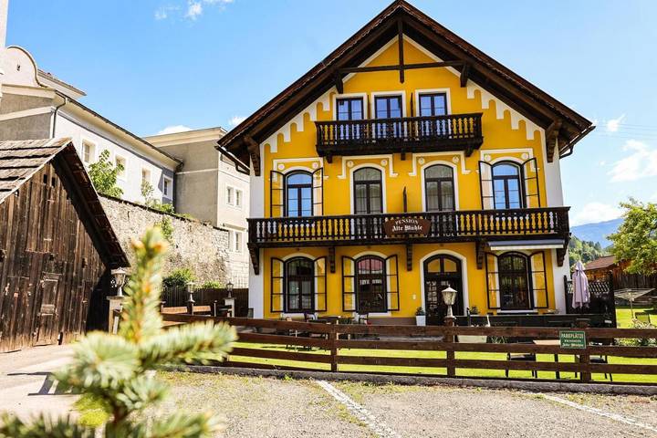Ferienhaus für 2 Personen, mit Balkon und Terrasse sowie Garten und Ausblick