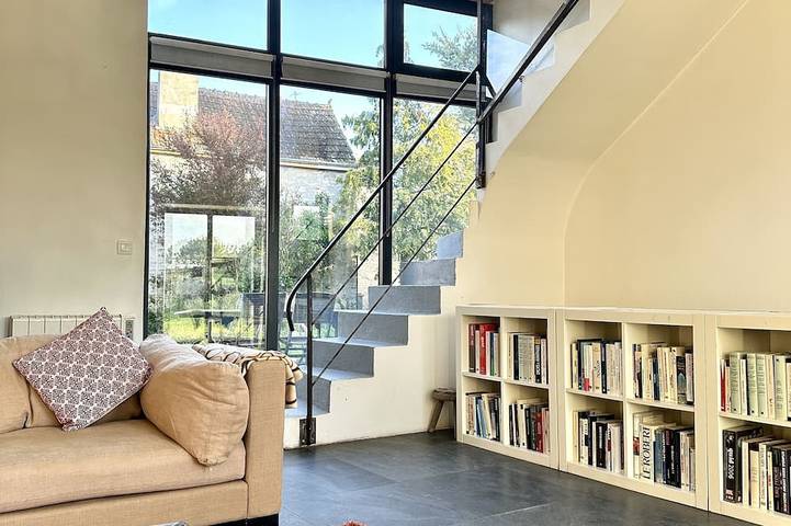 Maison de vacances pour 8 personnes, avec jardin et sauna ainsi que terrasse et piscine