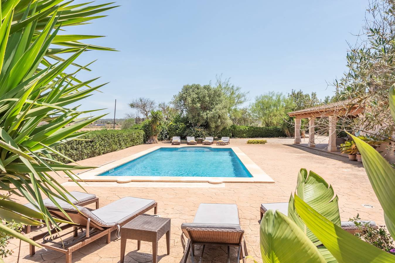 Maison de vacances en Majorque avec piscine, Wi-Fi, jardin et patio in Campos, Majorque du Sud