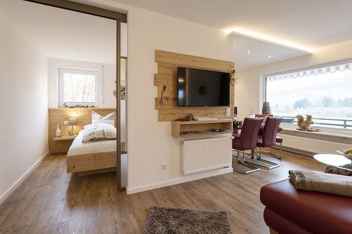 Ganze Wohnung, Ferienwohnung Auszeit mit Hallenbad und Sauna in Sulzberg, Bayerisch Schwaben