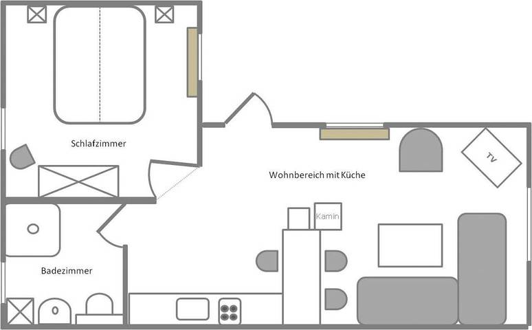 Ferienhaus für 7 Personen, mit Terrasse in Rerik