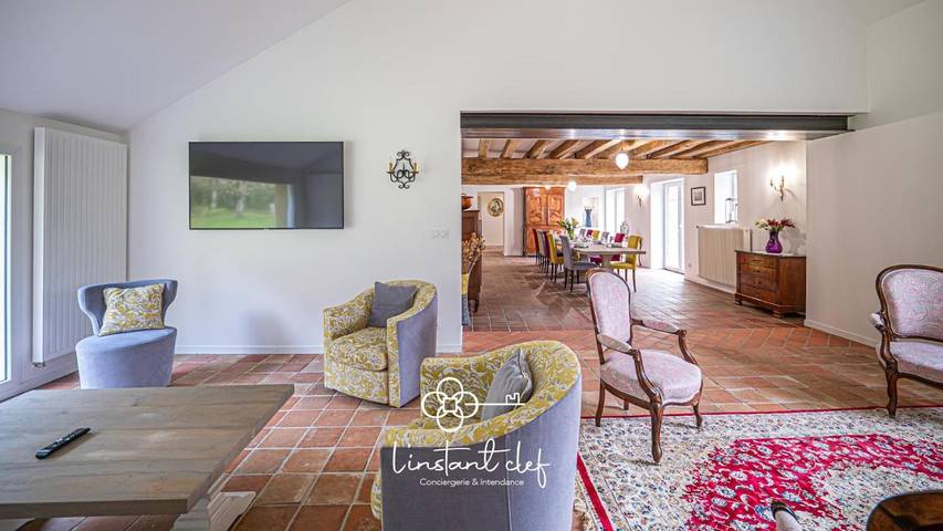 Maison de vacances pour 15 personnes, avec jardin et vue dans la Sarthe - 2