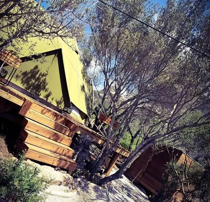 Tente pour 4 personnes, avec jardin et jacuzzi en Corse-du-Sud - 3