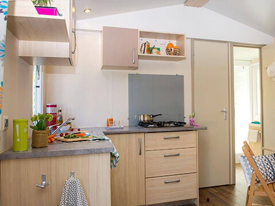 Marvilla Parks Friese Meren - Mobilheim 6 personen - Mobilheim | Classic Xl | 2 Zi. | 4/6 Pers. | Nicht überdachte Hochterrasse in Ijsselmeer
