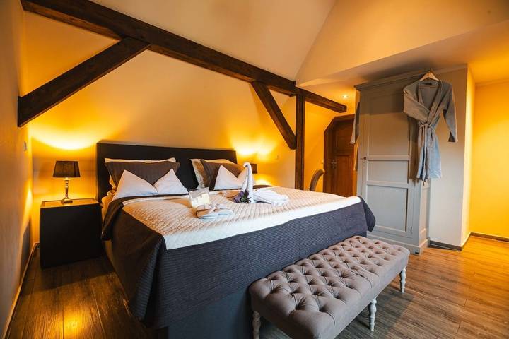 Ferienwohnung für 4 Personen, mit Balkon und Terrasse sowie Garten in Adventsstadt Quedlinburg