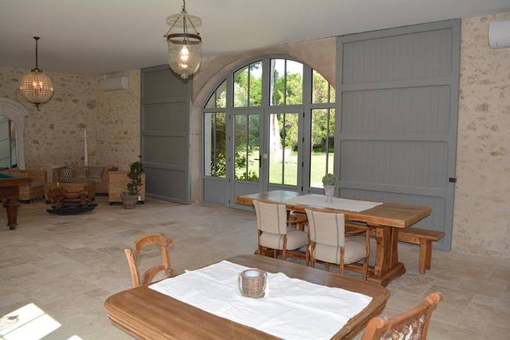Chambre d’hôte pour 2 personnes, avec Terrasse et Jardin ainsi que Piscine et Vue