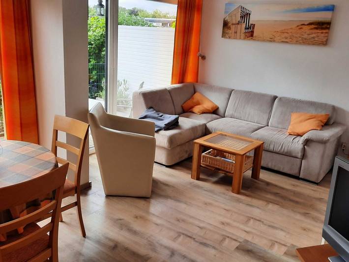 Ferienwohnung für 2 Personen, mit Pool und Terrasse sowie Sauna in Brodersby