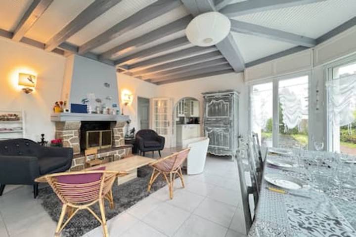 Maison de vacances pour 6 personnes, avec Balcon ainsi que Terrasse et Jardin