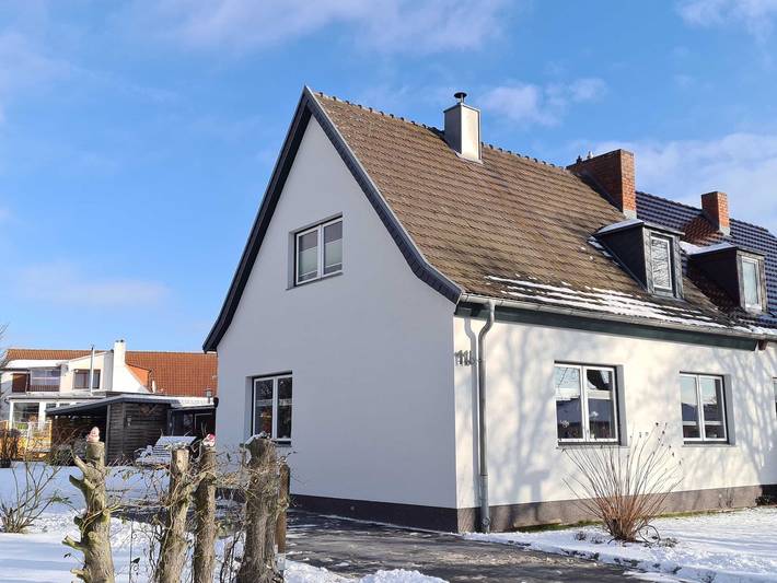 Ferienwohnung für 2 Personen, mit Garten und Seeblick sowie Terrasse in Neubukow-Salzhaff