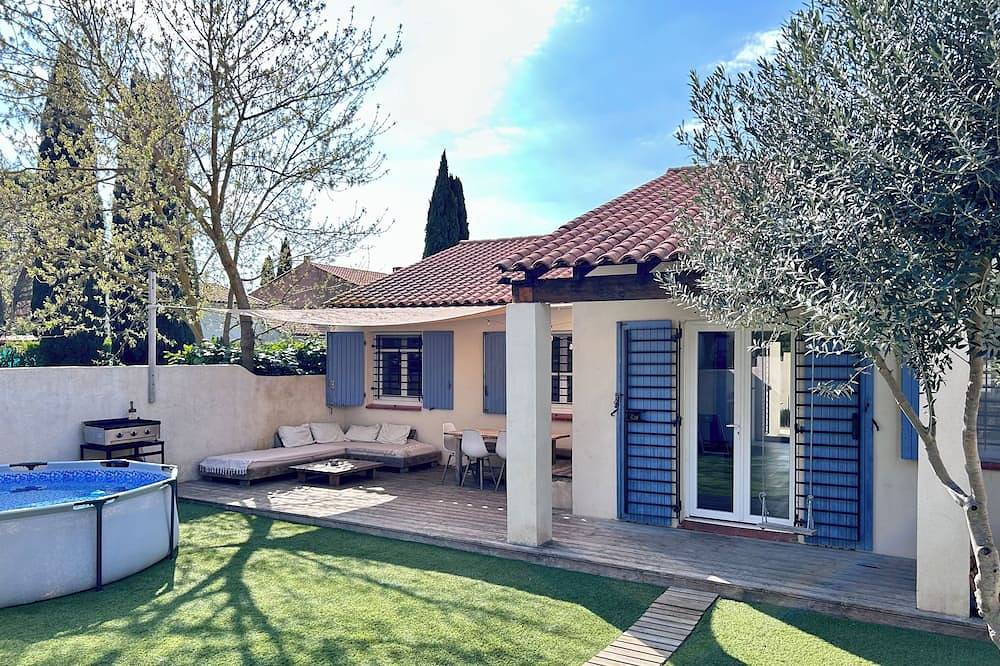 Maison chaleureuse avec terrasse cosy et piscine in Les Milles, Aix-en-Provence