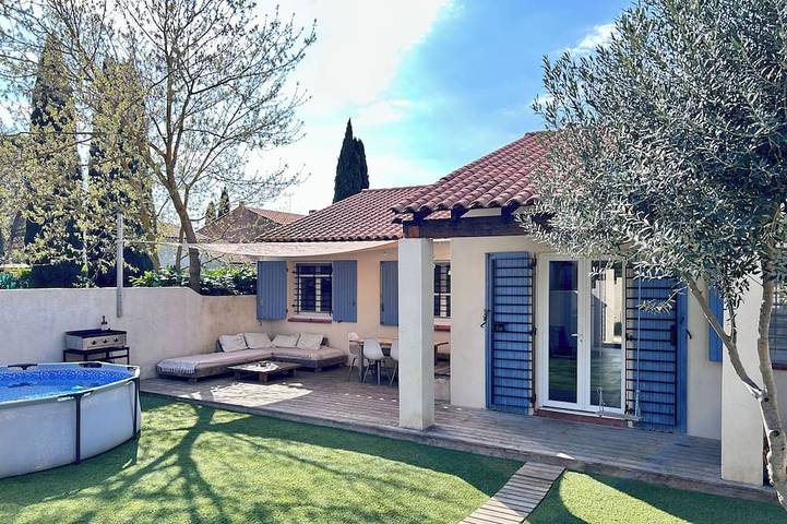 Location de vacances pour 6 personnes, avec Terrasse et Jardin dans Les Milles