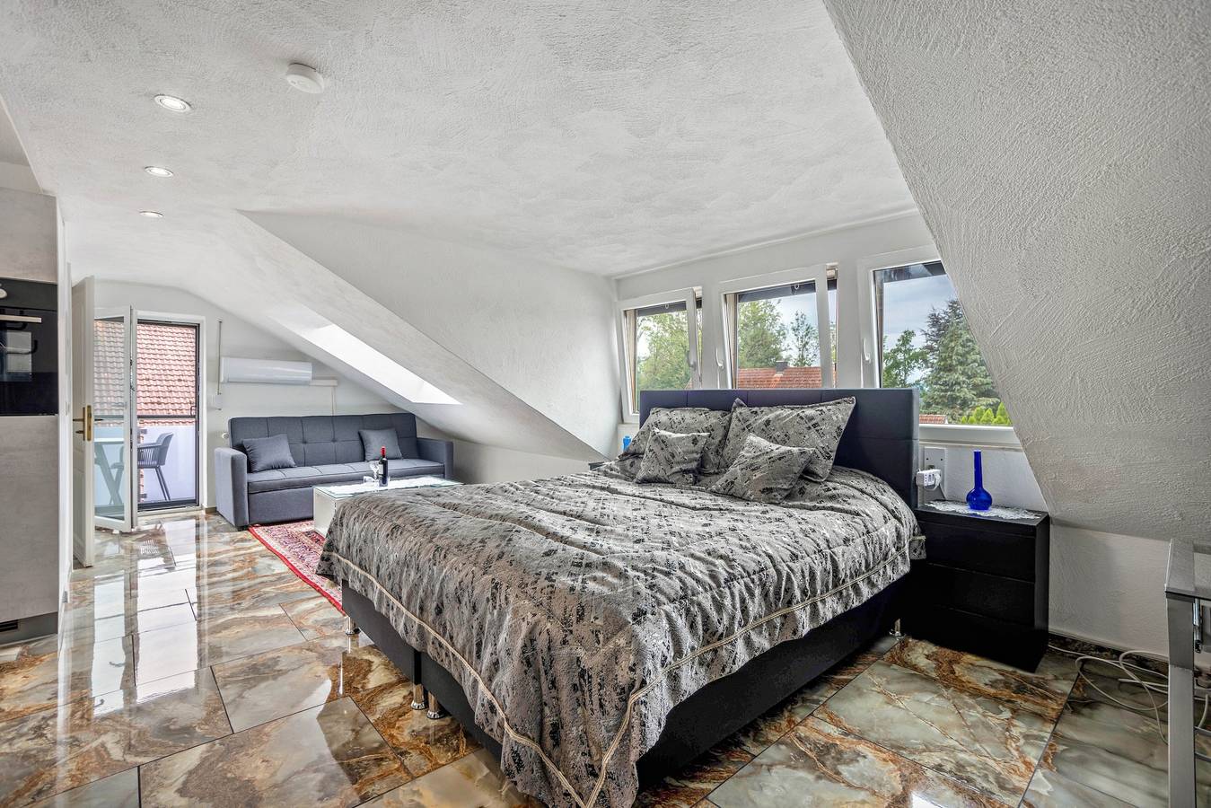 Geheel appartement, Appartement 'König' met Balkon en Wi-Fi in Kempten in Allgäu, Zwaben (Bayern)