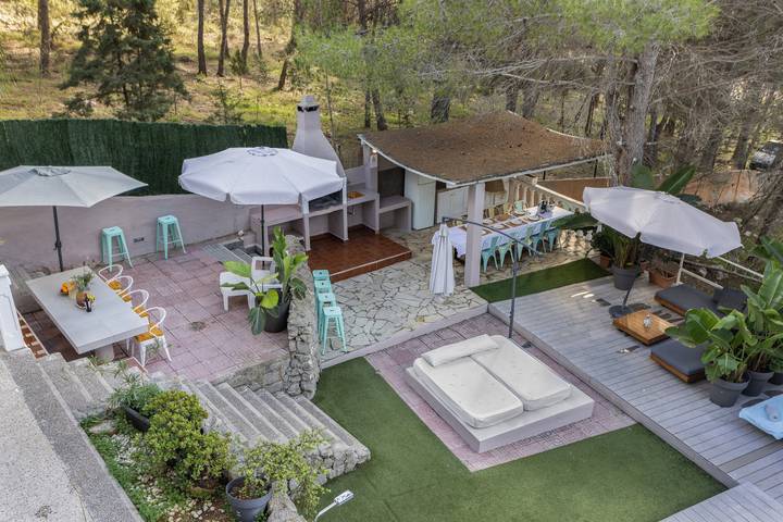 Villa für 12 Personen, mit Balkon und Garten auf Ibiza - 4