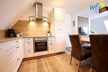 Ferienwohnung für 6 Personen, mit Sauna und Balkon auf Wangerooge