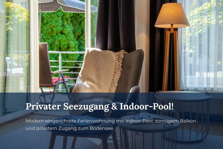 Ferienwohnung für 4 Personen, mit Garten in Bodman-Ludwigshafen