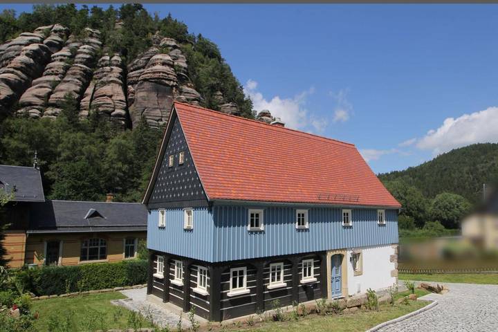 Ferienhaus für 12 Personen, mit Balkon und Garten sowie Sauna in Sachsen - 2