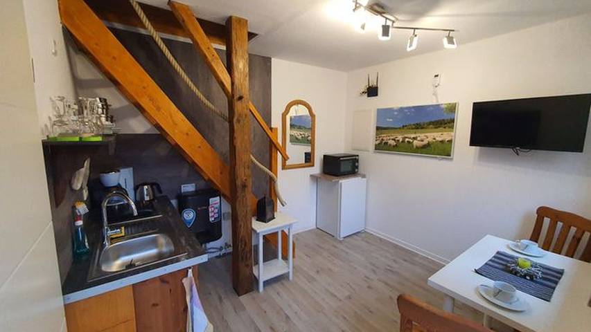 Ferienwohnung für 3 Personen, mit Garten