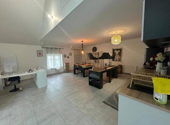 Cottage pour 2 personnes, avec terrasse à Locmaria-Grand-Champ