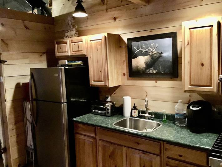 Log cabin for 3 people in Pennsylvania