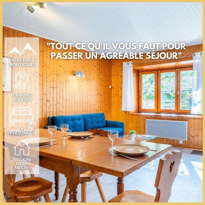 Location de vacances pour 4 personnes, avec Terrasse et Vue à Alex (Annecy)