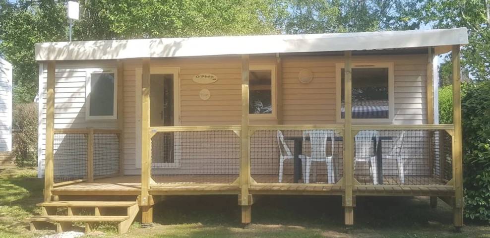 Mobil home pour 6 personnes, avec bassin pour enfant à Baye - 3