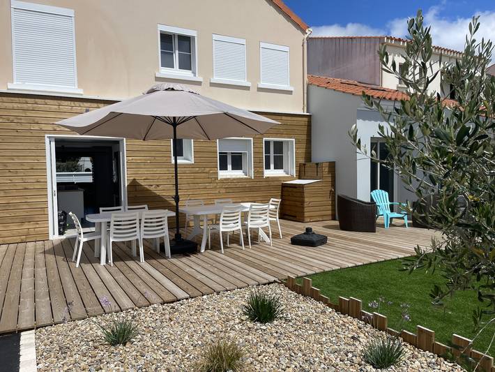 Maison de vacances pour 15 personnes, avec terrasse et jardin, animaux acceptés à Saint-Jean-de-Monts