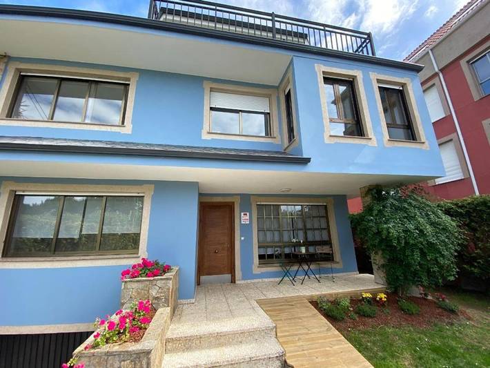 Apartamento de vacaciones para 5 personas, con Terraza y Jardín en Miño