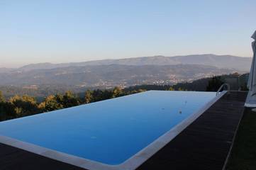 Maison d’hôte pour 3 personnes, avec vue ainsi que piscine et jardin dans Figueiredo das Donas