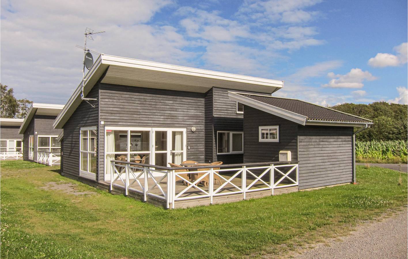 Feriehus for 6 personer med terrasse in Rø, Gudhjem