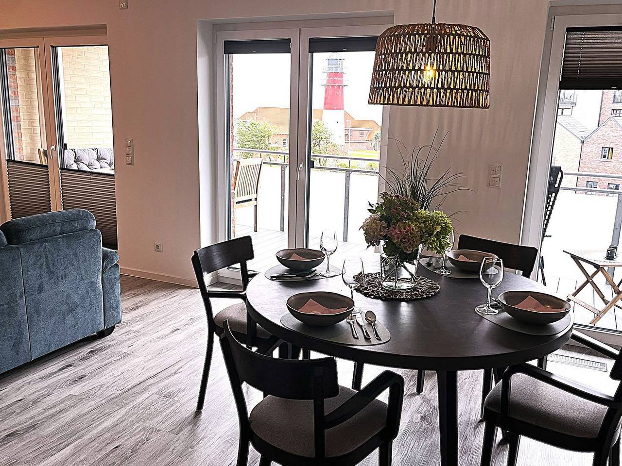 Ganze Wohnung, Traumhafte  Neubauwohnung mit Blick über die Nordsee und den Büsumer Hafen in Hafen Büsum, Hauptstrand Büsum
