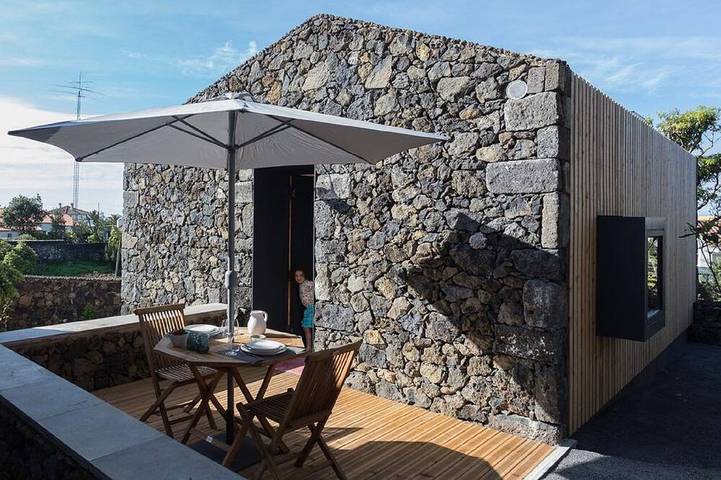 Maison de vacances pour 3 personnes, avec balcon et jardin