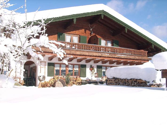 Pension pour 2 personnes, avec balcon et jardin, adapté aux familles à Inzell - 4