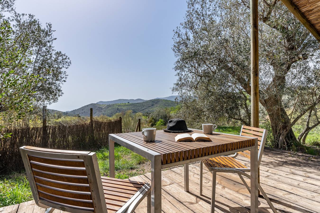 Ferienhaus "Cabaña Shadú" mit Bergblick, Gemeinschaftspool und Wlan in Lanjarón, Granada Provinz