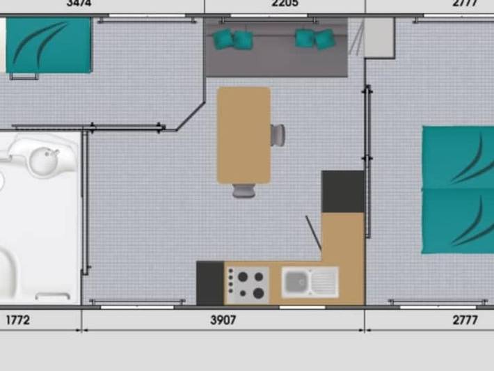 Camping pour 4 personnes dans l' Ain - 4