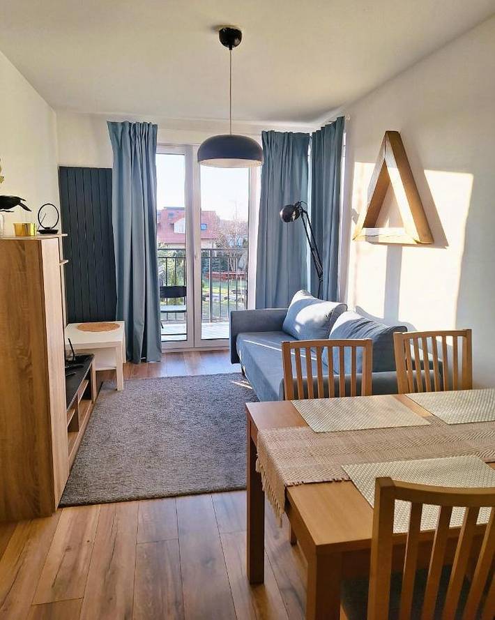 Apartament wakacyjny dla 4 osób, z Balkon w Serock