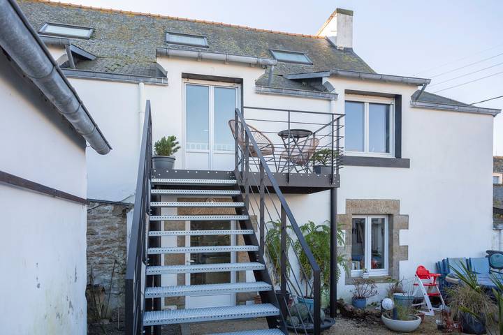 Maison d'hôtes 'Chambre Ildut' avec jardin partagé et Wi-Fi - Accueil Vélo et proche Gr34 in Guilvinec, Région de Quimper