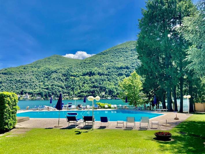 Gîte pour 4 personnes, avec jardin ainsi que vue et piscine dans Brusimpiano - 2