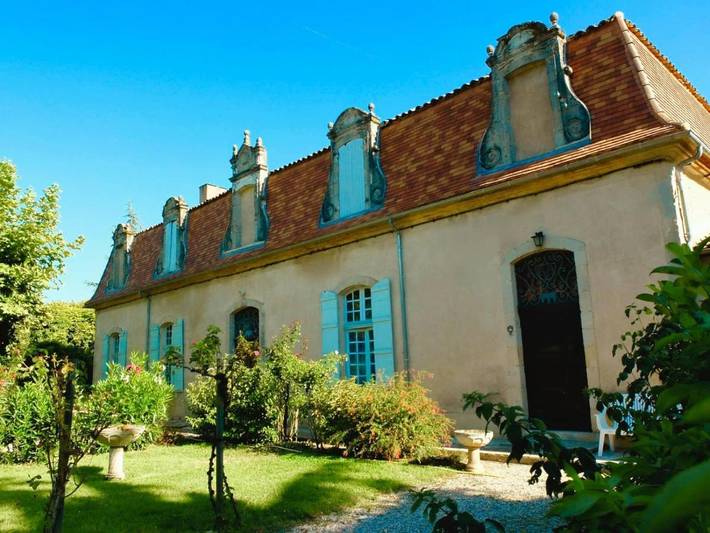 Gîte pour 5 personnes, avec vue ainsi que piscine et jardin à Lédat - 3
