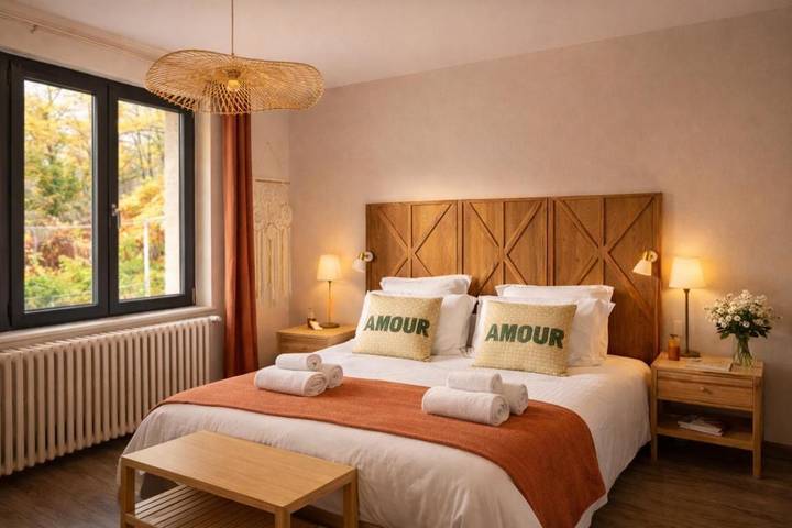 Gîte pour 6 personnes, avec vue ainsi que piscine et jardin, animaux acceptés à Munster - 4